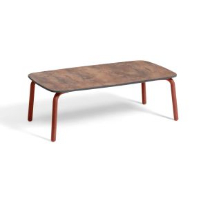 Великий кавовий столик Leaf 92x55 Terracotta Mongolia (572-TER)